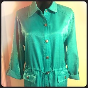 SOUTHERN LADY woman’s jacket, size 12, aqua green